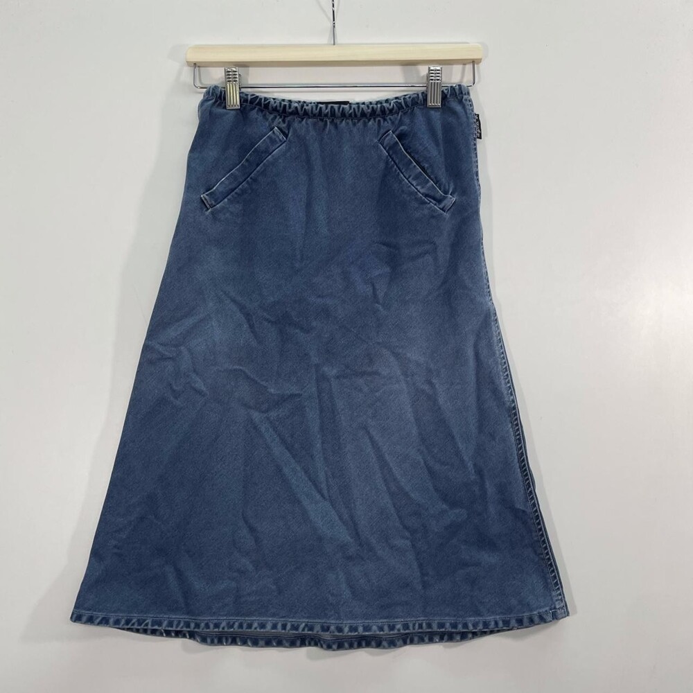 90 S Denim Maxi Skirt Measurements D 4 F 1